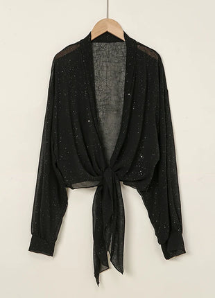 New Plain Chiffon Sun Protection Shawl Solid Color Silver Sprinkled Cut Flowers Wraps  Women Summer Outdoor Uv Protection Cape