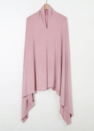 Instant Hijab Scarf for Women Muslim Easy To Wear Jersey Head Scarf Wrap Thin Breathable Soft Sunscreen Pullover Head Wrap