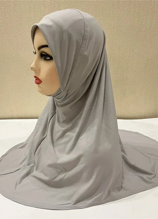 BOHOWAII Muslim Islamic Modal Hijab Scarf Instant Hijabs Headscarfs for Women Long Scarves Head Wrap Shawl Bonnet Hijabe Femme