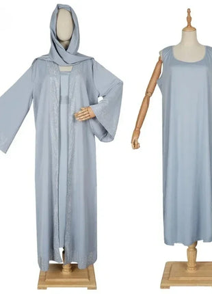 Muslim Modest Women Dress Jalabiya Eid Ramadan Arabic Long Robe Dubai Islam Morocco Kaftan Abayas Cardigan Dresses Outfits