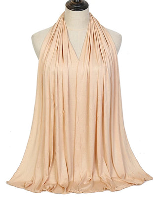 Premium Modal Cotton Jersey Hijab Scarf Muslim Long Shawl Women Plain Soft Turban Tie Head Wraps Africa Female Headband 170x60cm