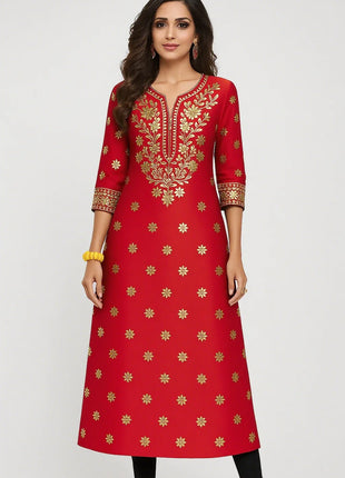 Muslim Dress Kurt Women's Fashionable And Elegant Straight Tube Casual Round Neck Colorful Peacock Pattern Dress Abiti Lunghi