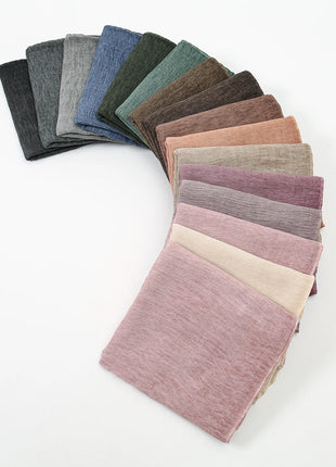 Premium Rayon Cotton Wrinkle Hijab Scarf For Woman Muslim Hijabs Fashion Soft Shawl Islam Turban Ramadan Soild Headband 180*80cm