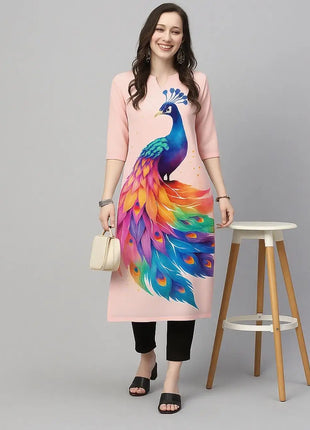 Muslim Women's Kurtta Casual Fashion Dress Straight Tube Casual Ethnic Flower Muslim Fashion Long Sleeve Dresses National Style