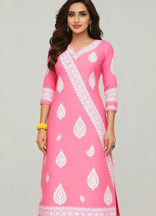 Muslim Womens Kurtta Casual Fashion Dress Straight Tube Casual Ethnic Abito Donna Musulmana National Style Regular Turkish Abaya