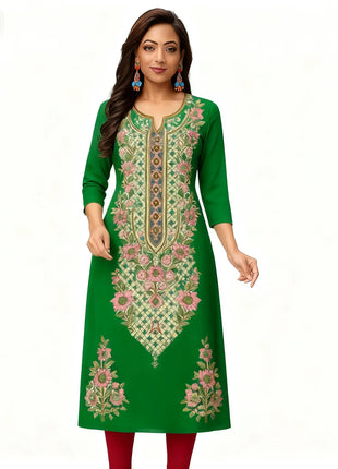 Muslim Dress Kurt Women's Fashionable Slit hem Straight Tube Casual Elephant Women Dress Turkish Abaya Abito Donna Musulmana
