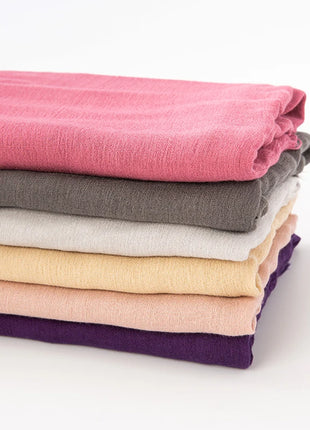 61 Colors Soft Cotton Viscose Scarf Rayon Material Muslim Hijab Mid Eastern Plain Solid Color Headscarf With Tassel