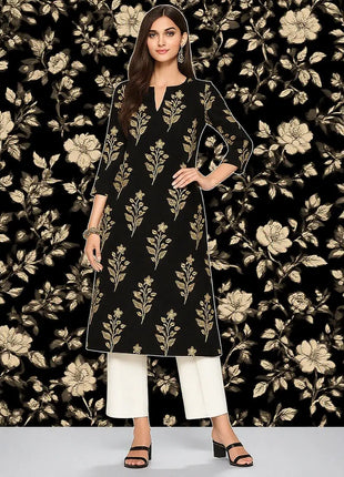 Muslim Kurt Casual Fashion Dress Long Sleeved Straight Tube Casual Ethnic Flower Abaya Women Muslim Dress flower sleeve abaya