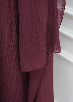 Two Piece Middle East Muslim Cardigan Set for Women Ramadan Eid Dubai Modest Abaya Dress Elegant Islam Solid Turkey Robe Outfit