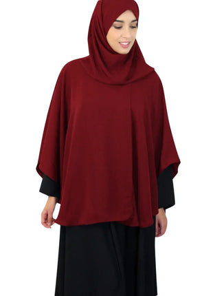 Full Cover Muslim Women Tops Prayer Garment Shawl Niqab Long Scarf Khimar Hijab Islam Large Overhead  Ramadan Arab Middle East