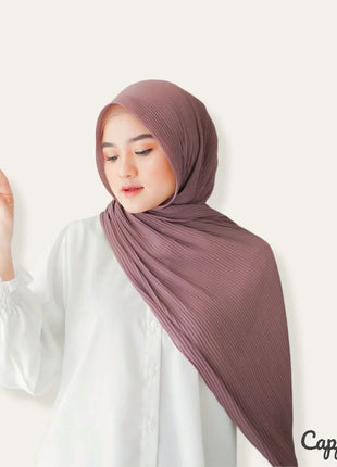 Big Size Pleated Chiffon Hijab Scarf for Muslim Women Turban Pashmina Shawls and Scarves Women Bandana Headband Hijabs Headscarf