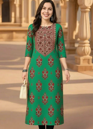 Muslim Kurt Women's Fashion Comfortable Dress Straight Tube Ethnic Vestiti Marocchini Donna Abito Donna Musulmana Slit hem