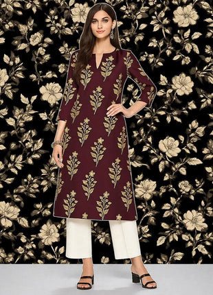 Muslim Kurt Casual Fashion Dress Long Sleeved Straight Tube Casual Ethnic Flower Abaya Women Muslim Dress flower sleeve abaya