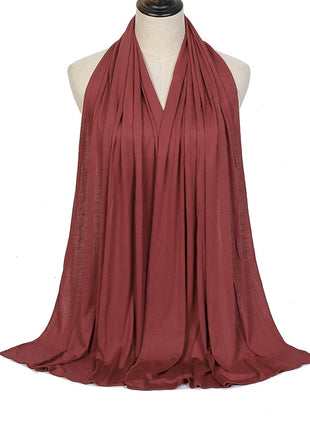 Premium Modal Cotton Jersey Hijab Scarf Muslim Long Shawl Women Plain Soft Turban Tie Head Wraps Africa Female Headband 170x60cm