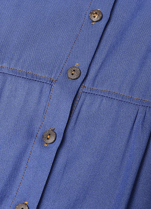 ZANZEA Women Vintage Muslim Abaya Dress 2024 Autumn Sundress Casual Long Sleeve Solid Maxi Long Vestidos Kaftan Islamic Clothing