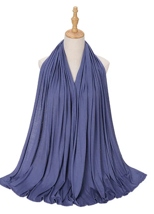 Big Size Jersey Hijabs for Woman Turban Mercerized Cotton Hijab Scarf Shawl Turbans for Women Headscarf Scarves Ramadan Foulard