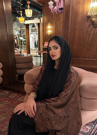 Shiny Satin Open Kimono Abaya 2025 Ramadan Dubai Luxury Muslim Kaftan Dress for Women Islam Clothing Robe Femme Musulmane