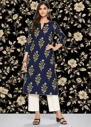 Muslim Women Kurt Casual Dress Long Sleeve Straight Casual Ethnic Flower Mandarin National Style Caftan Marocain Femme