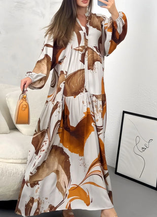 Eid Women Dress Abaya Muslim Loose Button Up Dubai Vestidos Largos Long Dresses Kaftan Arab Robe Party Caftan Jalabiya Ramadan