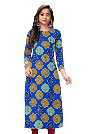 Dress Kurt Women's Fashionable And Elegant Straight Tube Casual Round Neck Colorful Floral Pattern Kimono Femmes Musulmane