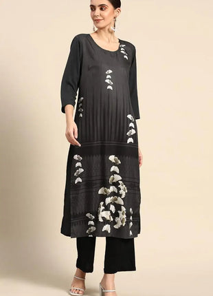 Muslim Kurt Women's Fashion Comfortable Dress Straight Tube Ethnic Vestiti Marocchini Donna Abito Donna Musulmana Slit hem