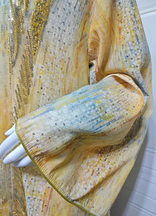 Eid Women Dress Muslim Prayer Abaya Sequins Embroidery Abayas Dubai Turkey Islam Party Kaftan Robe Longue Vestidos Largos 2026