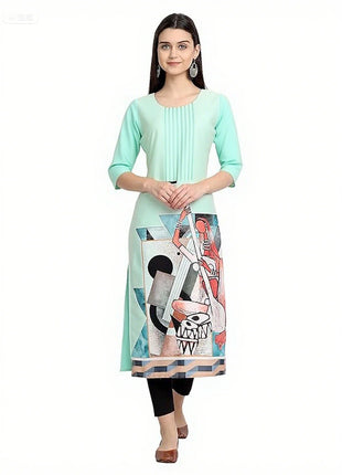 Muslim Kurt Flowers Women Fashion Comfortable National style Straight Ethnic Vestidos Slit hem Parrot 3D Print Turkish Abaya