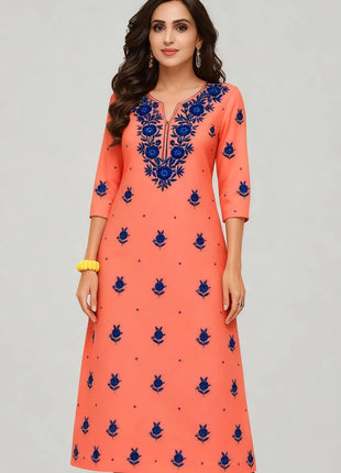 Muslim Kurt Casual Fashion Slit hem Straight Tube Casual Ethnic Turkish Abaya Women Abito Donna Musulmana Girls Prayer Dress