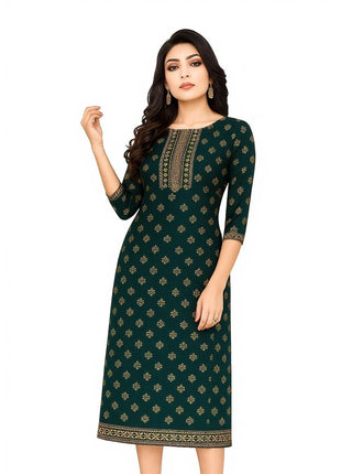 Muslim Women Kurtta Casual Dress National Style Straight Casual Ethnic Abito Donna Musulmana Women Dress Abaya Slit hem