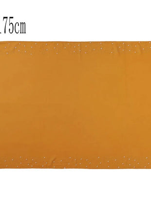 Hot Diamond Pearl Chiffon Hijabs for Women Muslim Fashion Long Shawl Head Wrap for Women Turbans for Women Ramadan Turban Femme