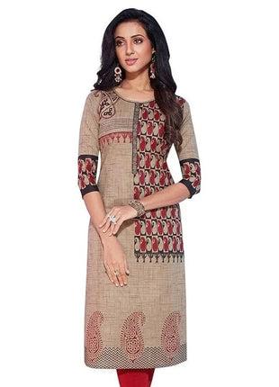 Muslim Women Kurt Fashionable Elegant Straight Tube Casual Flowers Pattern Slit Hem Comfortable Dress Islamitische Dames Kleding