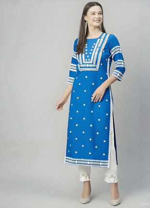 Muslim Women's Fashionable Comfortable Kurtta Dress Slit Hem Straight Tube Casual Ethnic Abaya Women Dress Abaya Turkish Abaya