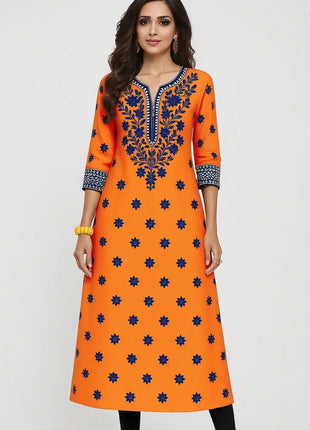 Muslim Dress Kurt Women's Fashionable And Elegant Straight Tube Casual Round Neck Colorful Peacock Pattern Dress Abiti Lunghi