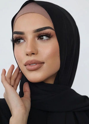 Hot Muslim Fashion Woman Soft Hijabs Scarf Shawl Plain Cotton Jersey Scarves Turban Women Long Shawls Head Wrap Headband Abaya