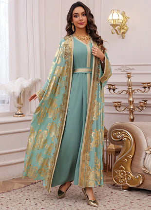Eid Women Dress Muslim Abaya Embroidery Party Jalabiya Ramadan Long Dresses Abayas Vestidos Largos Kaftan Arab Long Robe 2025
