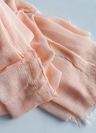 61 Colors Soft Cotton Viscose Scarf Rayon Material Muslim Hijab Mid Eastern Plain Solid Color Headscarf With Tassel