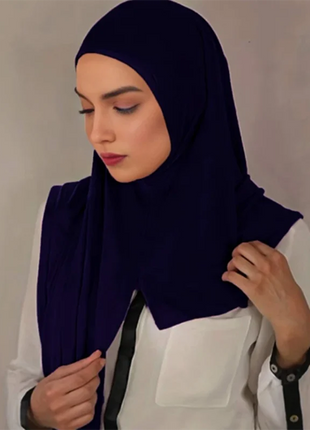 Fashion Modal Jersey Hijab Instant Scarf Muslim Woman Bonnet Hijab Shawl Lady Soft Long Wraps Church Prayer Turban Headband