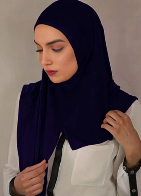 Fashion Modal Jersey Hijab Instant Scarf Muslim Woman Bonnet Hijab Shawl Lady Soft Long Wraps Church Prayer Turban Headband