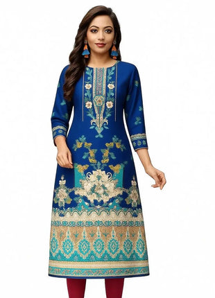 Muslim Kurtta Women Casual Fashion Dress Straight Tube Turkish Abaya Vetement Femme Flowers National style Kaftan Dress Moroccan