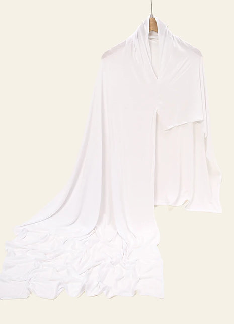 Fashion Modal Jersey Hijab Instant Scarf Muslim Woman Bonnet Hijab Shawl Lady Soft Long Wraps Church Prayer Turban Headband