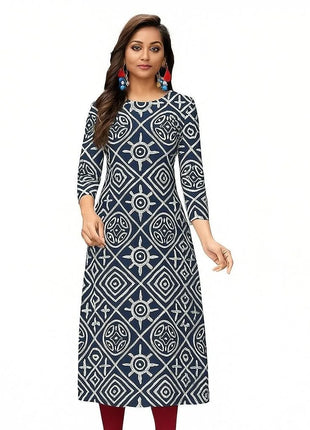 Muslim Women's Kurtta Casual Fashion Dress Straight Tube Casual Ethnic Abito Donna Musulmana National Style Regular Dress Abaya