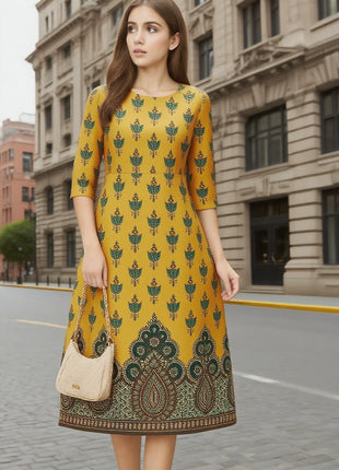 Muslim Women's Casual Fashionable Comfortable Straight Tube Casual Ethnic Turkish Abaya National style Abito Donna Musulmana