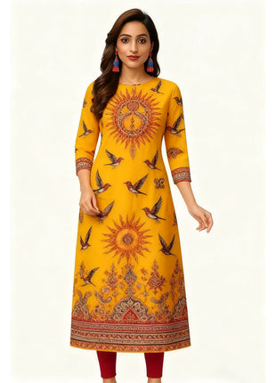 Muslim Women Kurt Fashionable Elegant Straight Tube Casual Flowers Pattern Slit Hem Comfortable Dress Women Dress Turkish Abaya