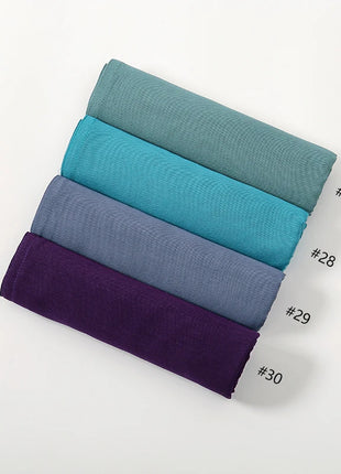 Fashion Modal Hijab Rayon Cotton Shawls Muslim Hijabs For Women Plain Scarf Big Size Headscarf Islamic Turban Headband 190*85cm