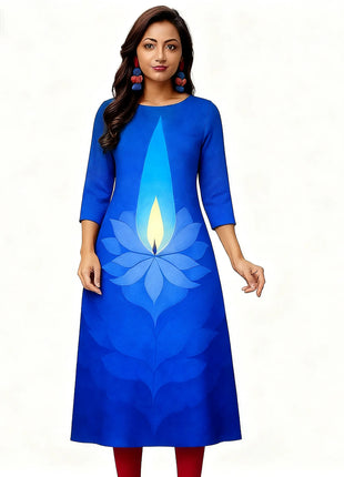 Muslim Kurt Women Casual Fashion Dress Peacock Straight Tube Casual Turkish Abaya National Style Islamische Kleidung Slit hem