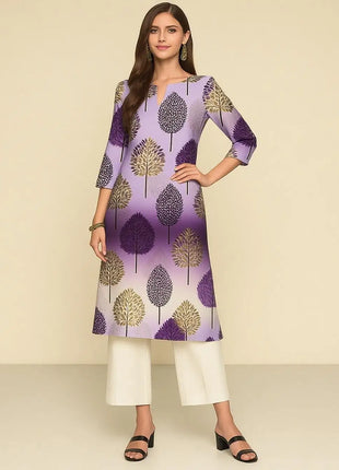 Muslim Kurtta women's Casual Fashion Dress Long Sleeved Straight Tube Casual Ethnic Flower Round Neck Regular Size Design Sense