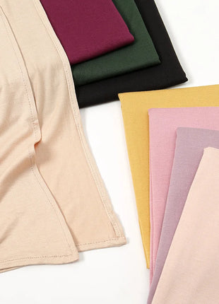 Premium Jersey Hijab Scarf For Muslim Women Turban Femme Africaine Hijabs For Woman Head Wrap Hoofddoek Headscarf Ramadan