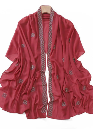 Fashion Rhinestone Chiffon Long Scarf Shawl for Women Head Wrap Hijab Turban Islam Veil Bandanas Bufanda Foulard Turbante Mujer