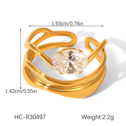 cubic zirconia ring