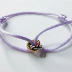 Lavender Three-Ring Bracelet